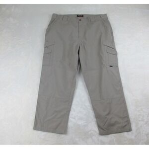 Tru Spec Pants Mens 44 Brown Cargo Utility Workwear Ripstop‎ Double Knee 44X30